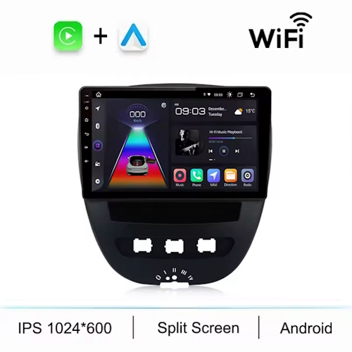 Peugeot 107/Citroen C1/Toyota Aygo Carplay 