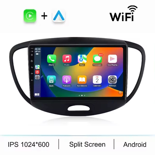 Hyundai i10 Autoradio android autoradio, carplay incl Frame